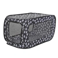 2019 portable folding pet tent dog house cage pet fence breathable mesh foldable cat dog travel cage playpen outdoor supplies