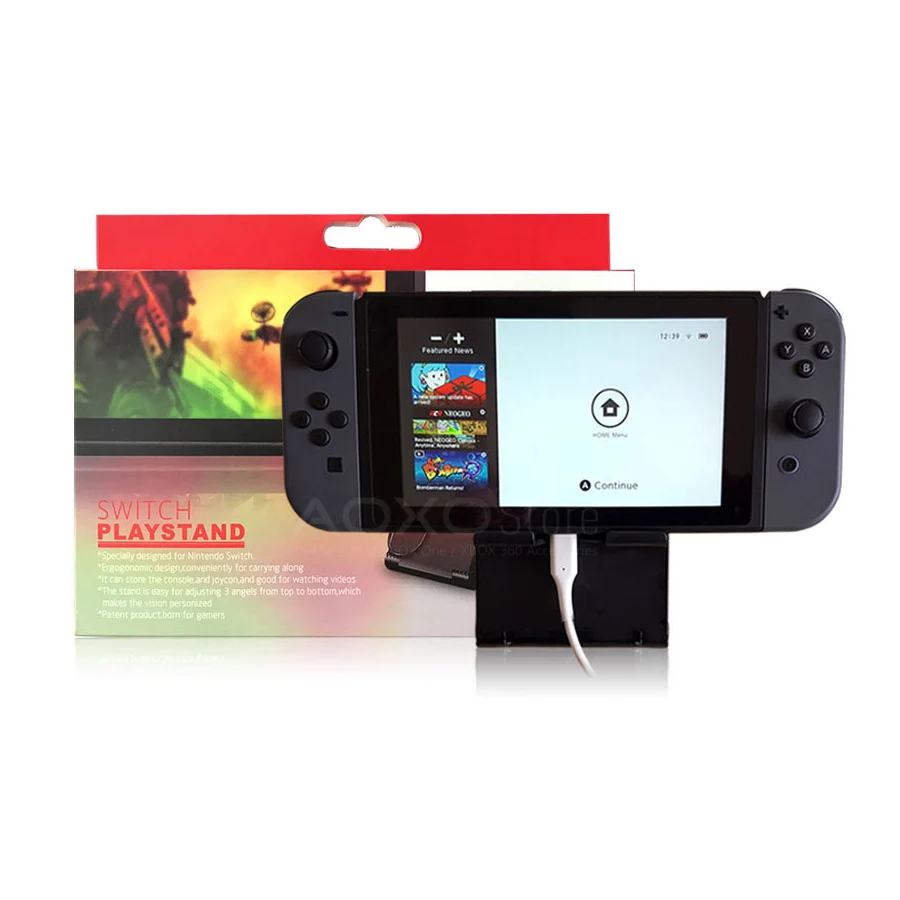 Новая Компактная настольная подставка для игровой консоли Nintendo Switch NS держатель с