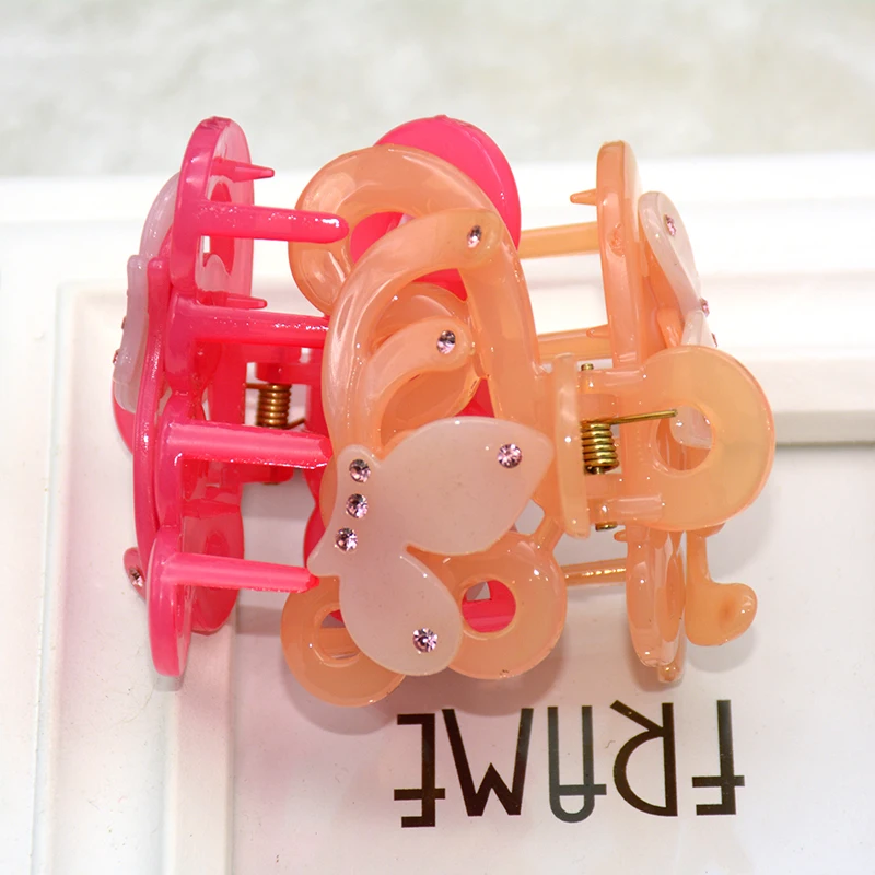 AZEMA 2018 New Fashion Hair Claws For Women Beauty Flowers Clips Tiara Accessories High Quality Jewelry Gifts 7 Color | Украшения и