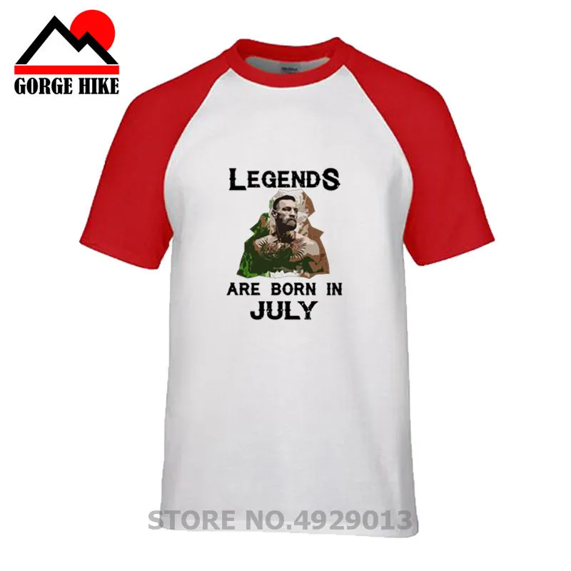 Крутая Повседневная футболка Legends are born in July для мужчин UFC Dad Bro подарок на день