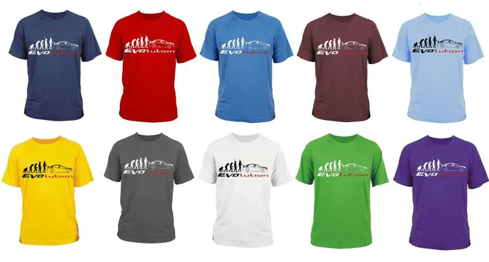 

T-Shirt Lancer Evo Evolution Car Jdm New 2019 Fashion Hot Mens T-Shirt Summer O Neck Cotton Custom Printed T Shirts