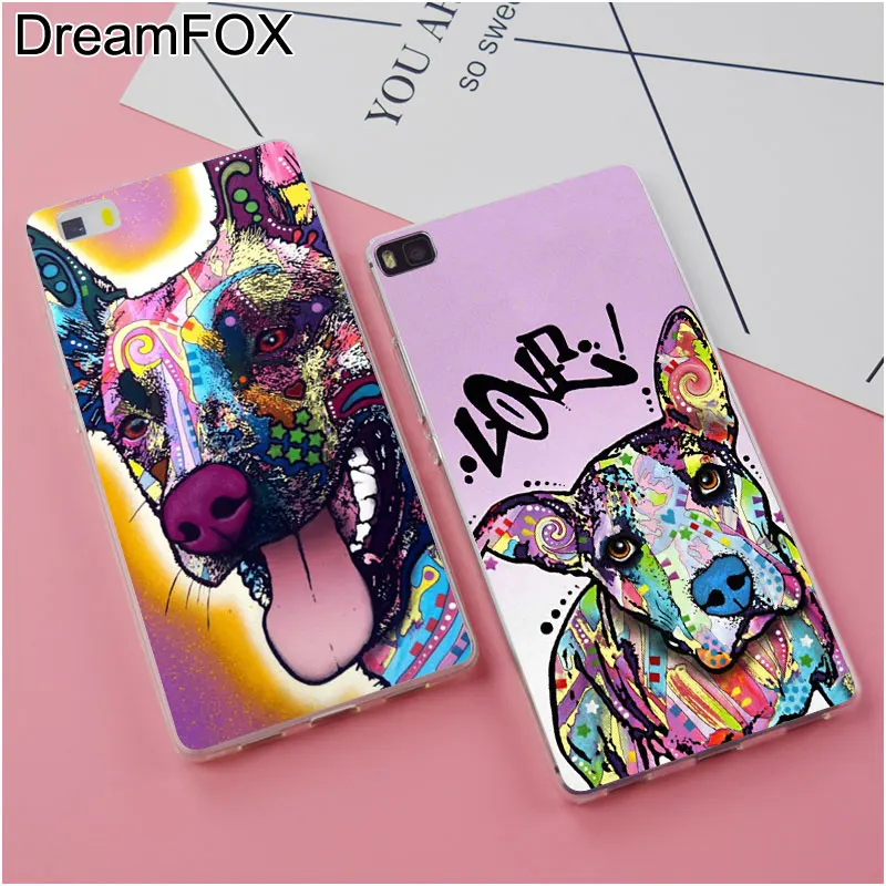 Мягкий силиконовый чехол DREAMFOX L223 Pitbull из ТПУ для huawei mate 8 9 10 20 30 Lite Pro |