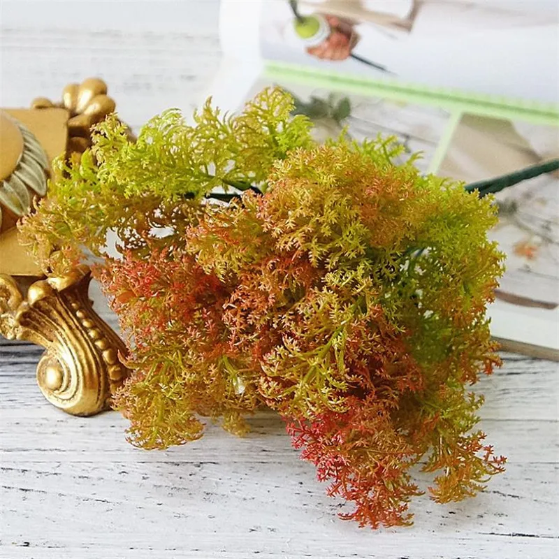 Пластиковый букет артемизии (6 стеблей/штука) искусственная трава растение