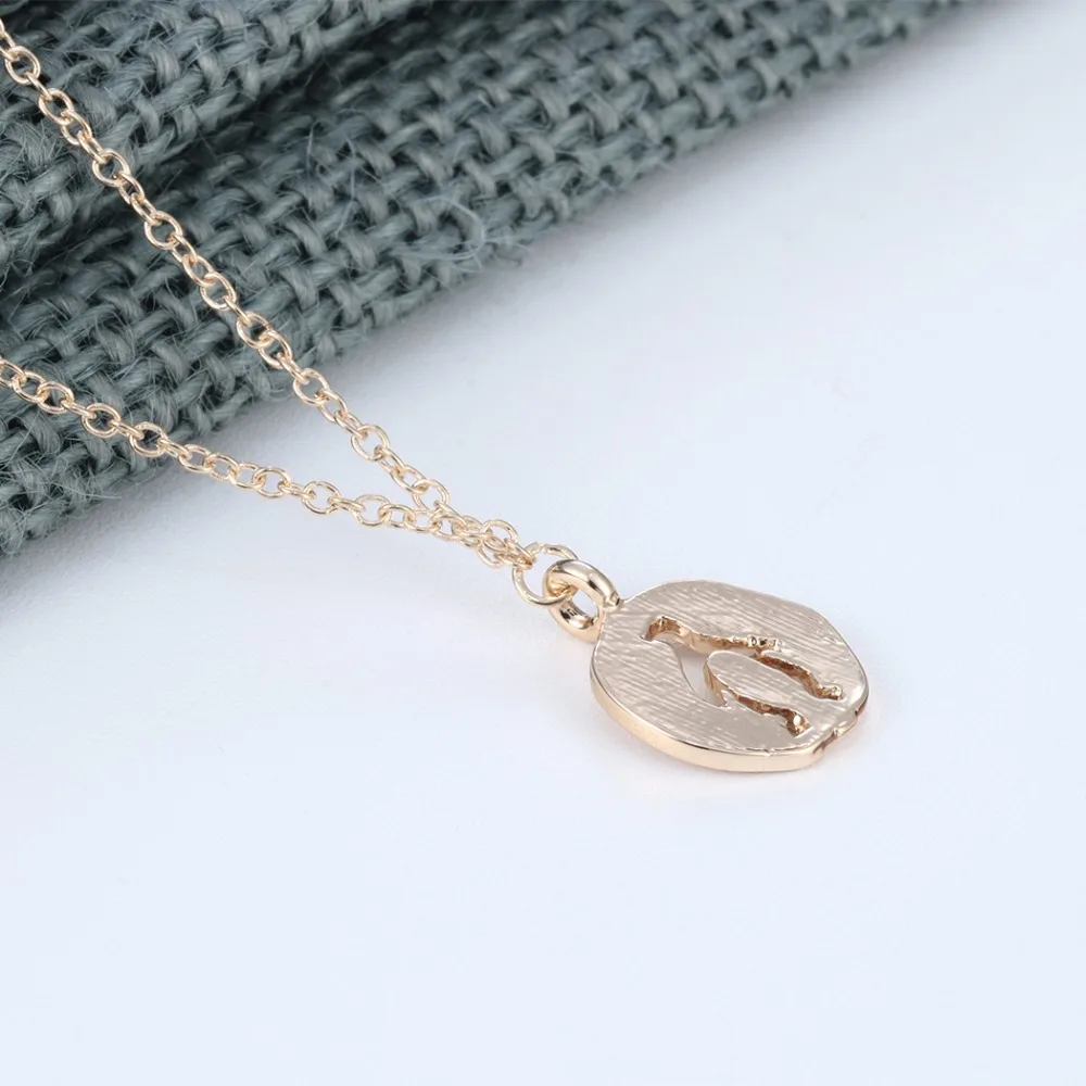 Kinitial новое ожерелье с вырезами длинная цепочка подвеской модные ювелирные