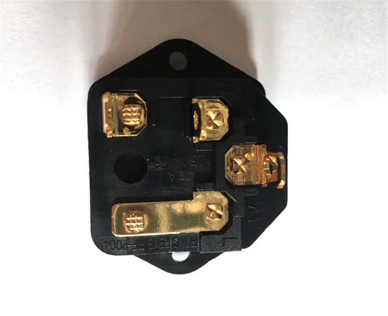 DIY HIFI FURUTECH FI-03 плавленый IEC разъем/разъем золото (G) покрытием (R) родиевое покрытие |