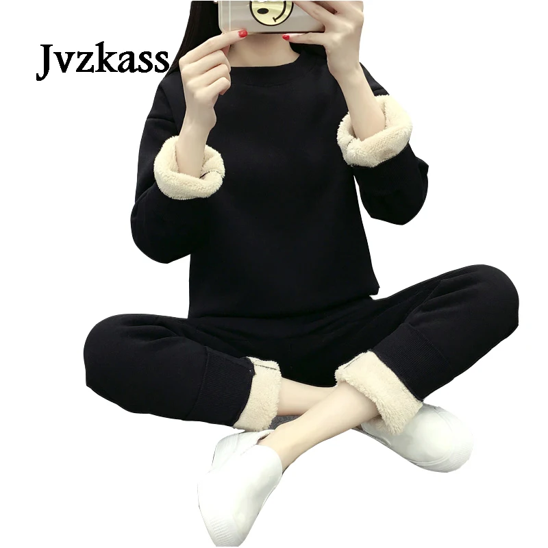 Jvzkass 2020 новый осенний и зимний плюс овечья шерсть бархат утолщенный повседневный