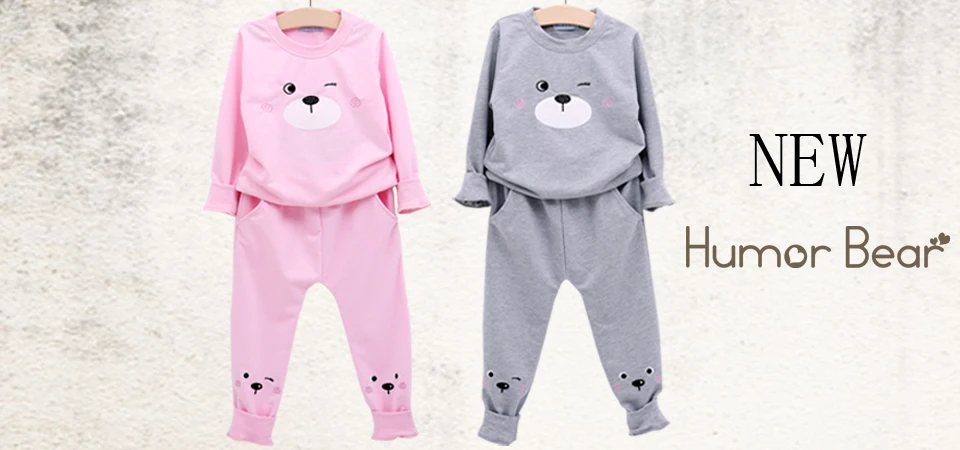 Humor Bear/детская одежда новые комплекты одежды для мальчиков футболка с рисунком звезд+ шорты, комплект из 2 предметов Одежда для мальчиков детская одежда