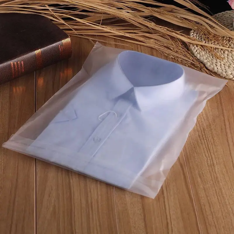 0,07 мм, 100 шт, матовый прозрачный пакет, самоклейкая упаковка, матовая глазурь, целлофановый БОПП, полиэтиленовый полипропиленовый пакет для одежды
