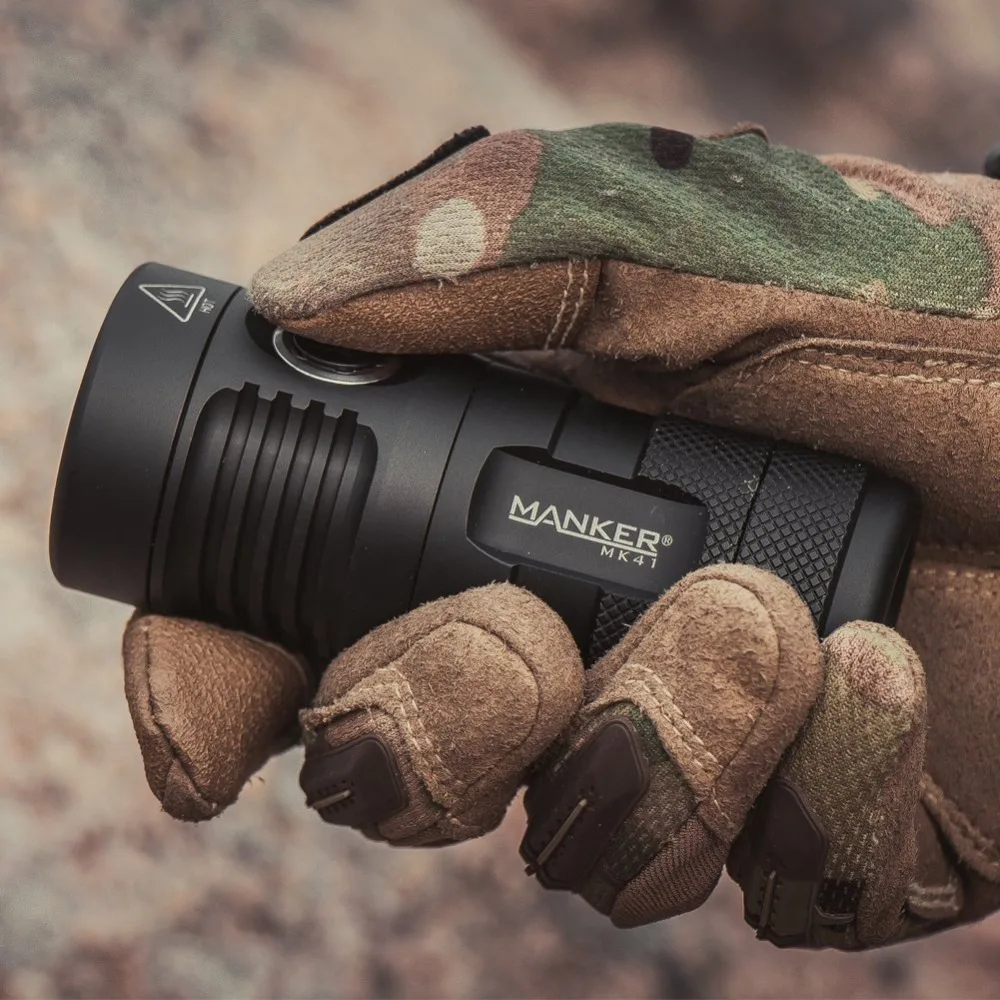 Светодиодный фонарик Manker MK41 2000 лм CREE XHP35 HD компактный для кемпинга 4x750 мА · ч