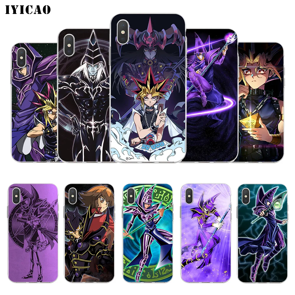 IYICAO Mago Negro Yu Gi Oh Мягкий силиконовый чехол для телефона iPhone X XR XS MAX 6 6s 7 8 Plus 5 5S SE TPU