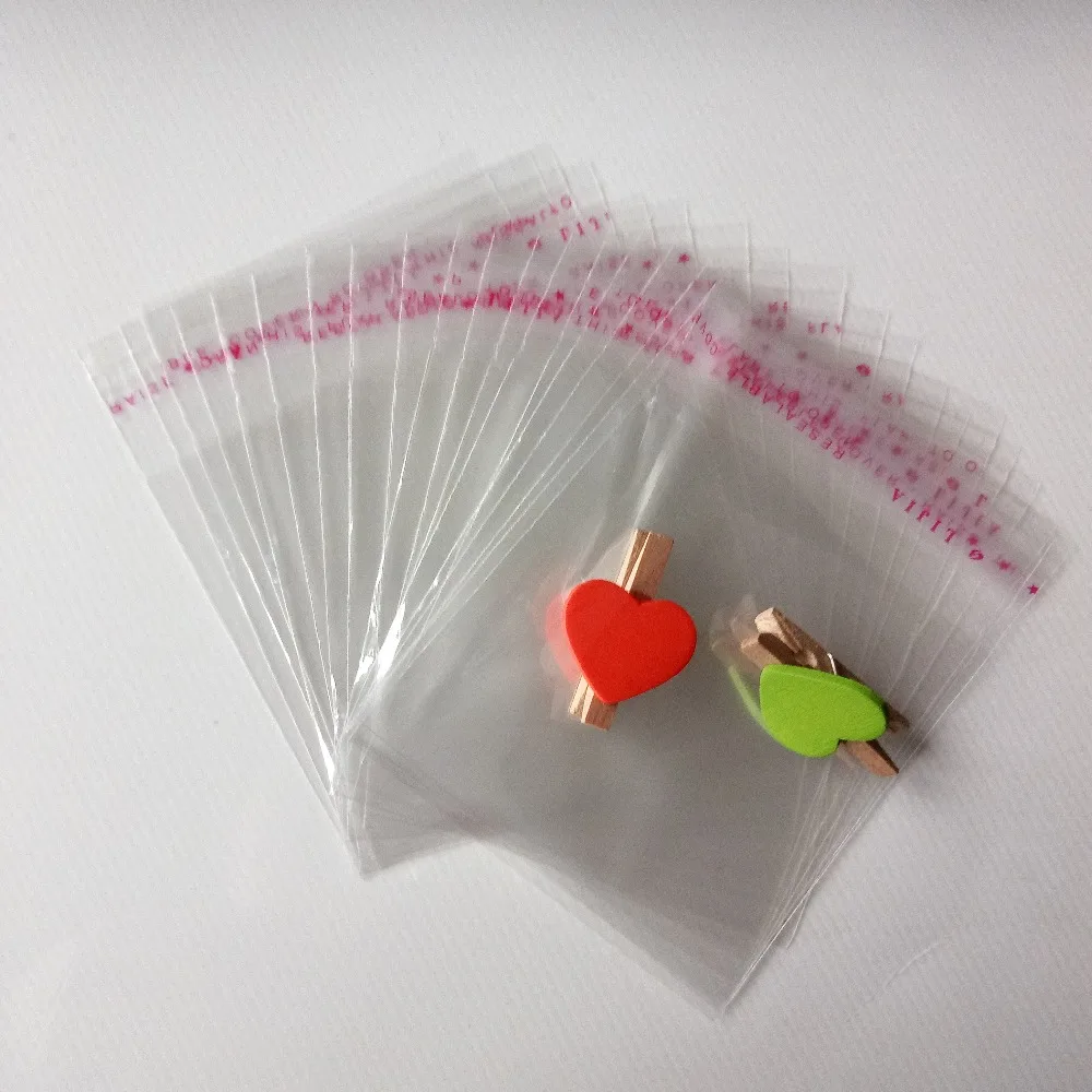 

1000pcs Transparent Gift Bag Self Adhesive Seal OPP Plastic Candy Bag Clear Gift Packaging Bags For Jewelry Wedding Packing Bags
