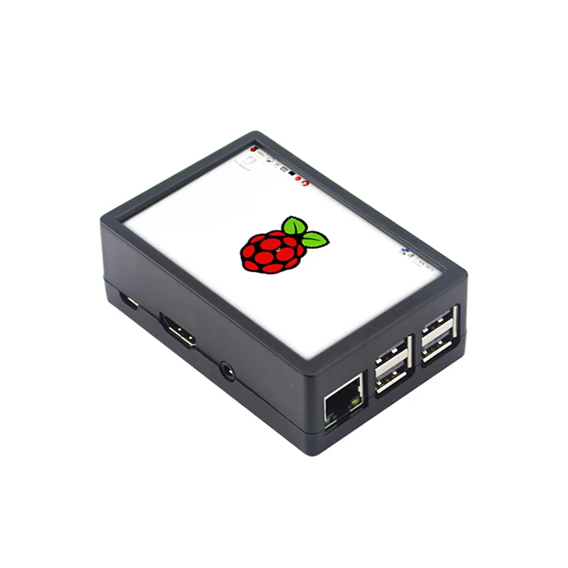 Raspberry Pi 3 Model B + 5 дюймовый ЖК экран ABS корпус RPI Модель черный пластиковый для 3B