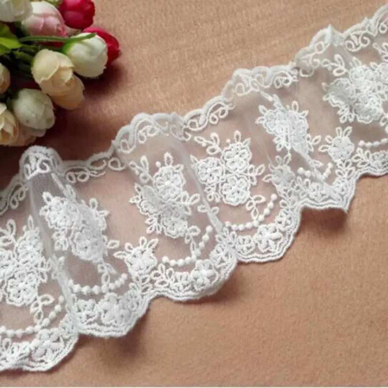 Водорастворимая кружевная одежда из органзы аксессуары для украшения одежды