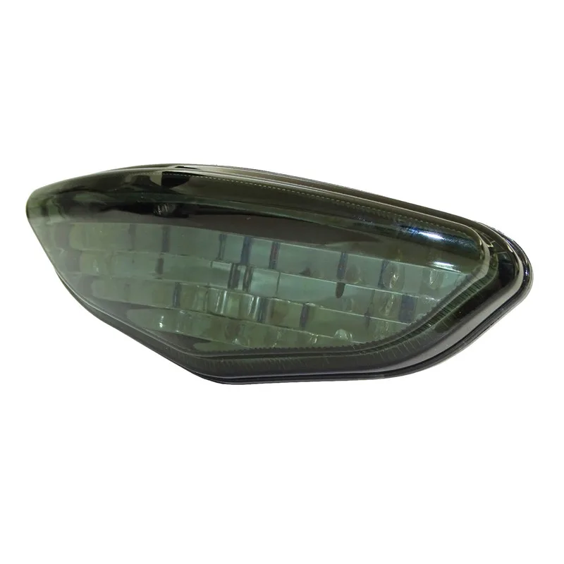 Smoke Lens Waase для Suzuki V-Strom 650 DL650 2004 2005 2006 2007 2008 2009-2011 задний свет тормозной поворотники Integrated светодио дный свет - Цвет: Smoke Lens