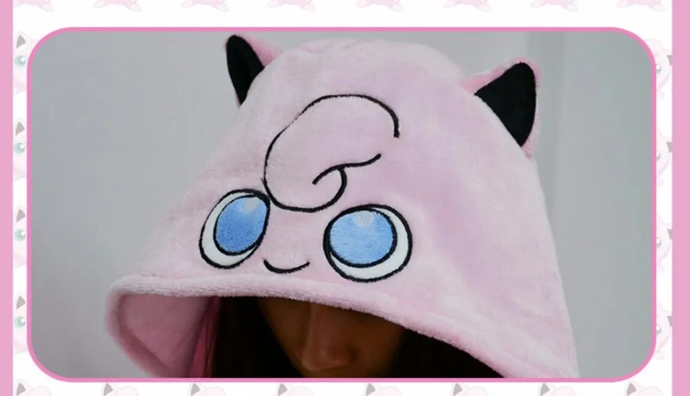 Прекрасный плащ Jigglypuff Япония мультфильм анимация эльф косплей каваи игрушки для девочек Дети плюшевые подарок на день рождения кукла
