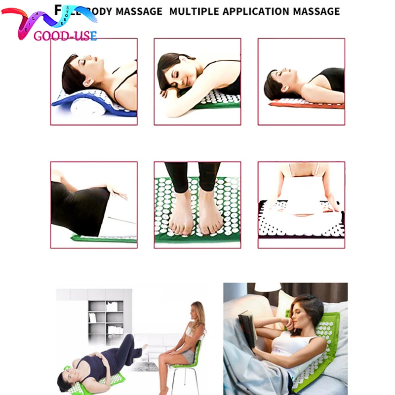 Коврик для акупрессурного массажа ног коврик акупрессуры йоги фитнеса