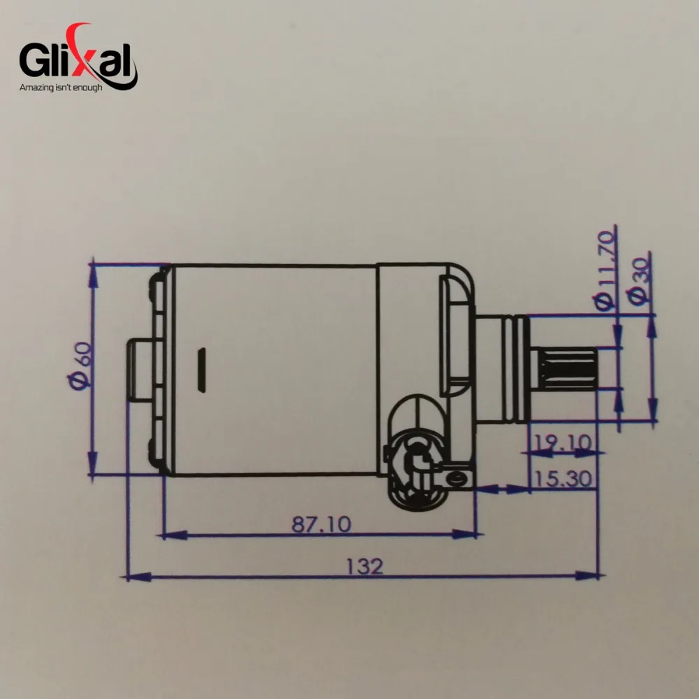 Glixal GY6 125cc 150cc Электрический стартовый двигатель с проводом для 4 тактных 152QMI 157QMJ