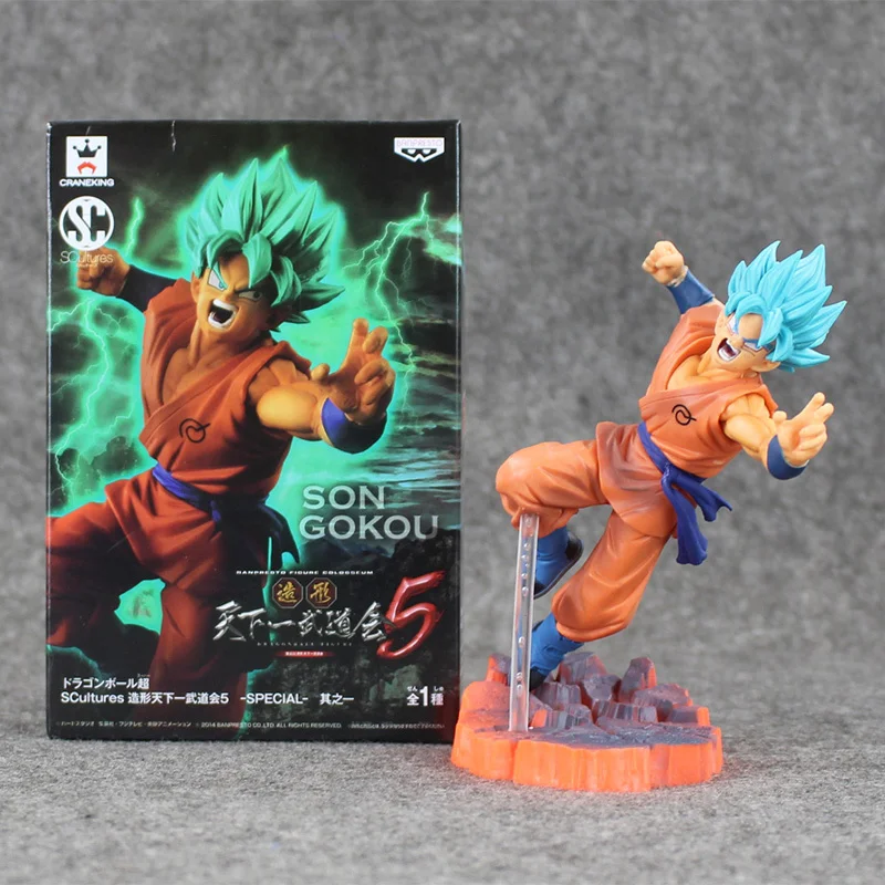2 stili di Dragon Ball Risurrezione F золотой морозильник Гоку против фигурку Modello Giocattolo дель ПВХ