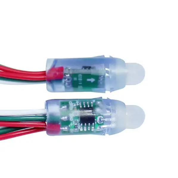 WS2811 2811 IC RGB Полноцветный 12 мм пикселей цифровой адресный светодиодный пиксельный