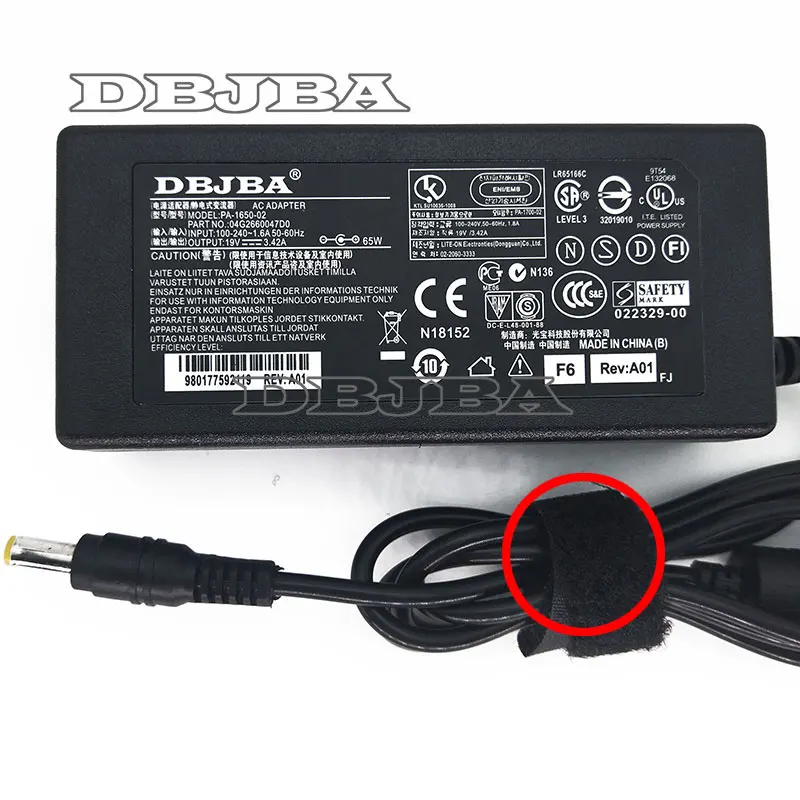 Фото Адаптер переменного тока для ноутбука Acer Aspire 5536-5142 5602WLMi 5536-5224 5536-5411 5536-5663 5536-5872 5536-5883 5538 Зарядное устройство №3