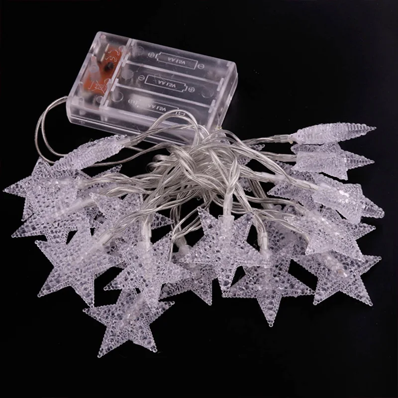 3 м светодиодная гирлянда со звездами Рождественское украшение для праздника