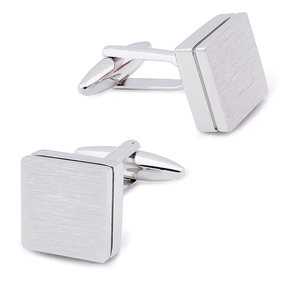 HAWSON модные ионное покрытие черного цвета Запонки Серый цвет с красноватым