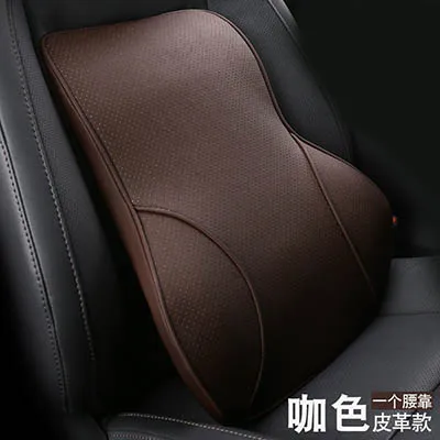 Car Neck Pillow Lumbar Waist Support Headrest Pillows Back Cushion Seat Supports Memory Foam Seat Covers Auto Accessories - Название цвета: g