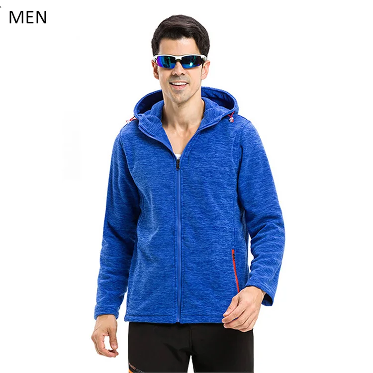 Men Blue Aufdiazy куртка для походов и кемпинга для мужчин и женщин, флисовое пальто, мужские ветровки для альпинизма, треккинга, лыжной куртки с капюшоном IM012 - Цвет: Men Blue