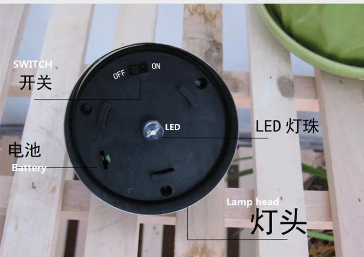 Наружная светодиодная Солнечная лампа Водонепроницаемая IP65 Светодиодная