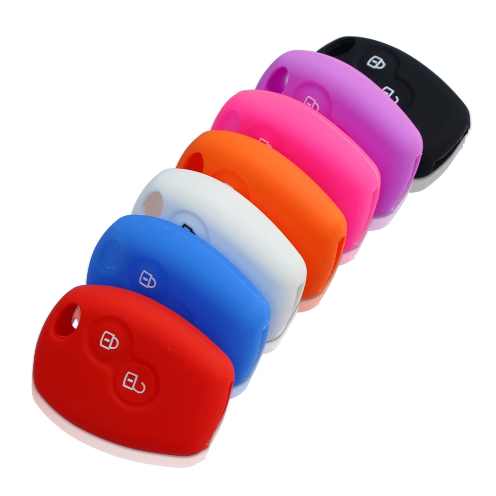 Силиконовый чехол для автомобильного пульта дистанционного управления Renault 2 button