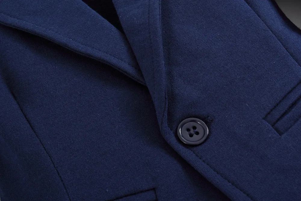 Новое поступление Трикотажный Хлопковый Блейзер 100% для маленьких мальчиков BJ11