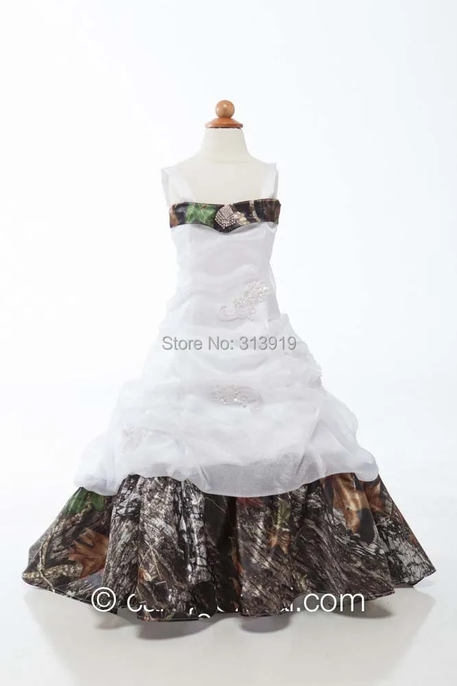 

girls camouflage pageant gowns flower girl dresses camo dress