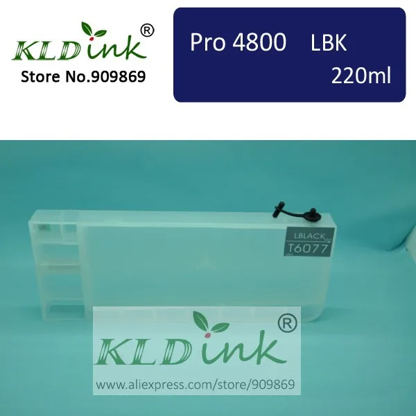 

[KLD Ink] T6067 Compatible refillable ink cartridge for Stylus Pro 4800 Large Format Inkjet Printer ( 1 cartridge with chip)