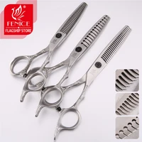 fenice professional jp440c 6 0 inch hair cutting thinning antler traceless fish bone tooth scissors hairdressing salon shears