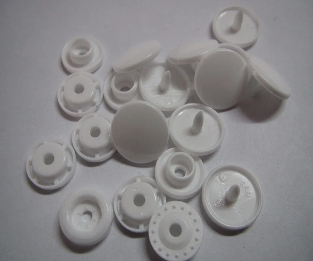 Wholesales KAM T5 Fastener Snap Button Baby Children Plastic Resin Press Stud Cloth Diaper Snaps Buttons White Black 1000 set | Дом и сад