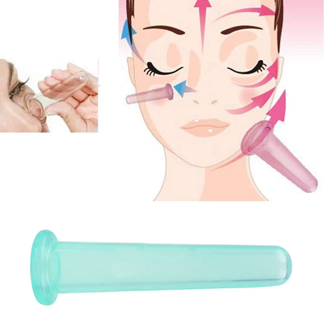 

1/4pcs Facial Massage Cupping Cup Vacuum Cellulite Cupping Cup Body Treatment Therapy Face Health Care Treatment Home