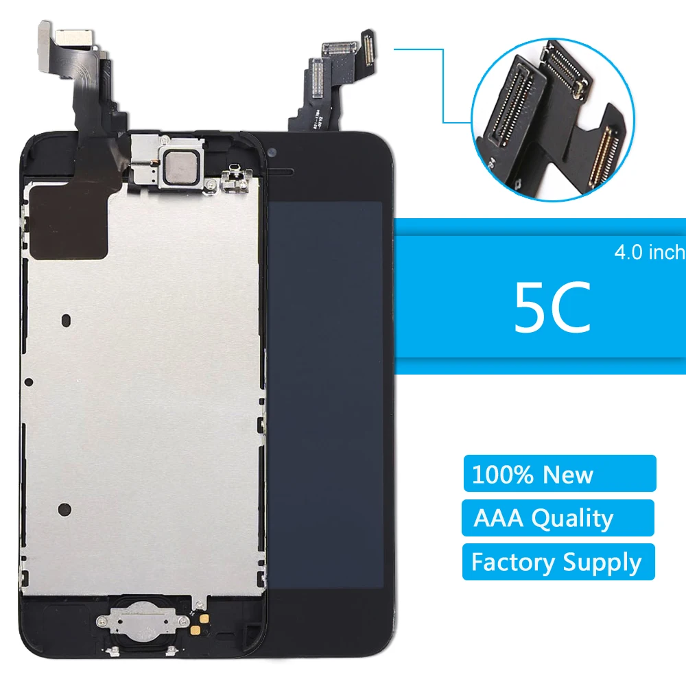 Для Apple iPhone 5C ЖК сенсорный экран и дигитайзер дисплей Замена для полная сборка в