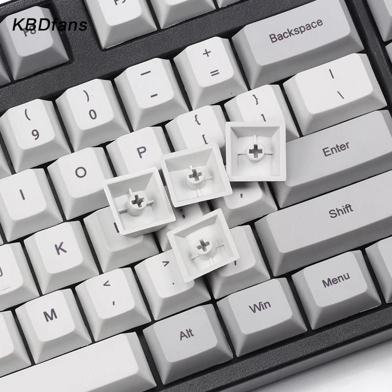 Pbt keycaps краситель субкровать вишня профиль 105 ключи красный серый esc для cherry mx
