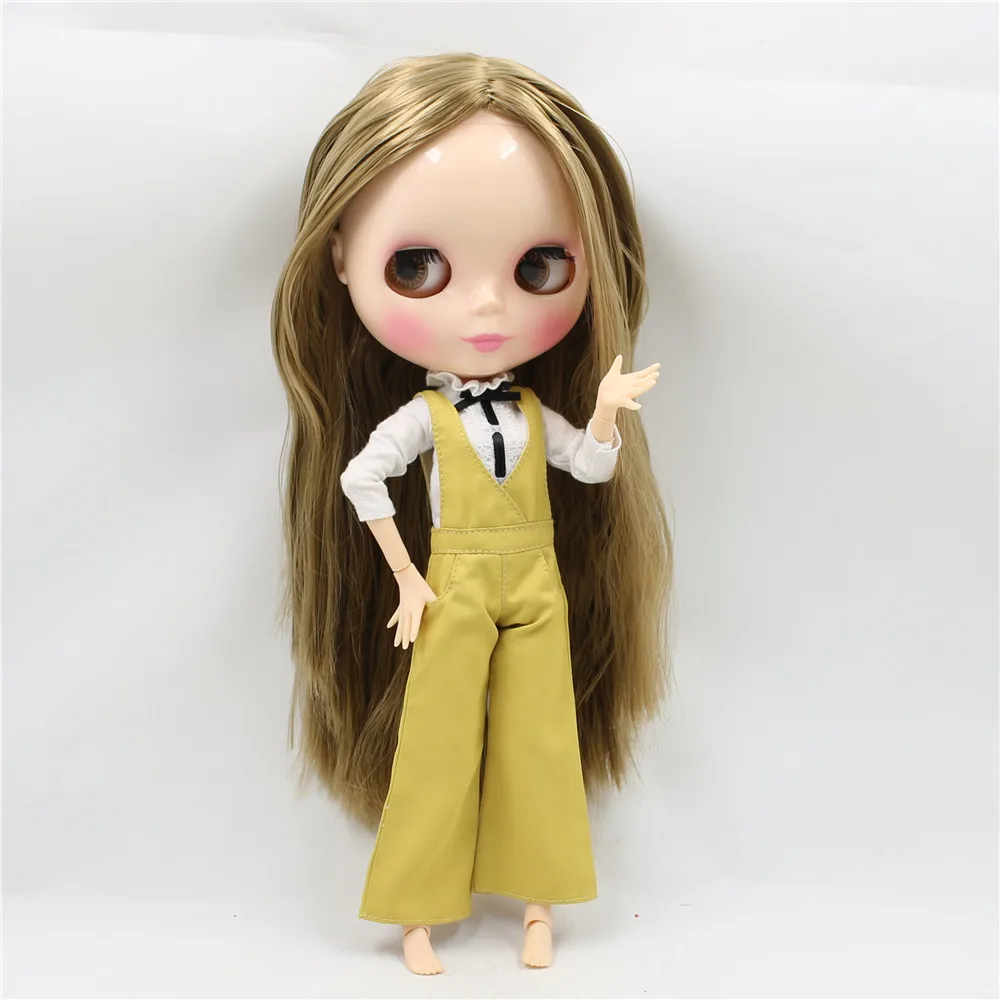 Кукла ICY DBS Blyth 1/6 Обнаженная фабрика кукла 230BL0662 коричневые прямые волосы телесная