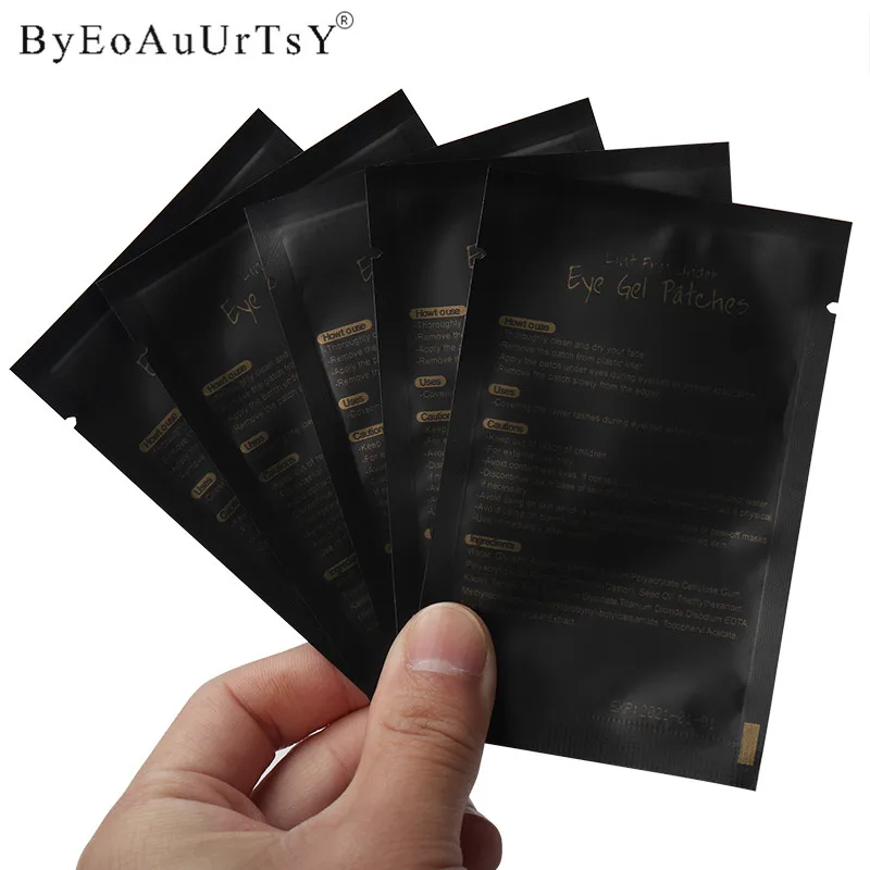 50 пар бумажные патчи для наращивания ресниц|Накладные ресницы| |