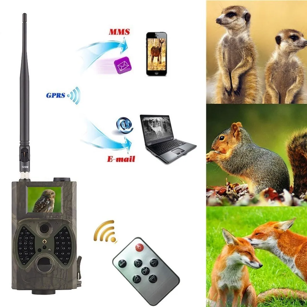 4 шт. охотничья камера HC 300M Full HD 12MP 1080P видео ночное видение MMS GPRS Скаутинг