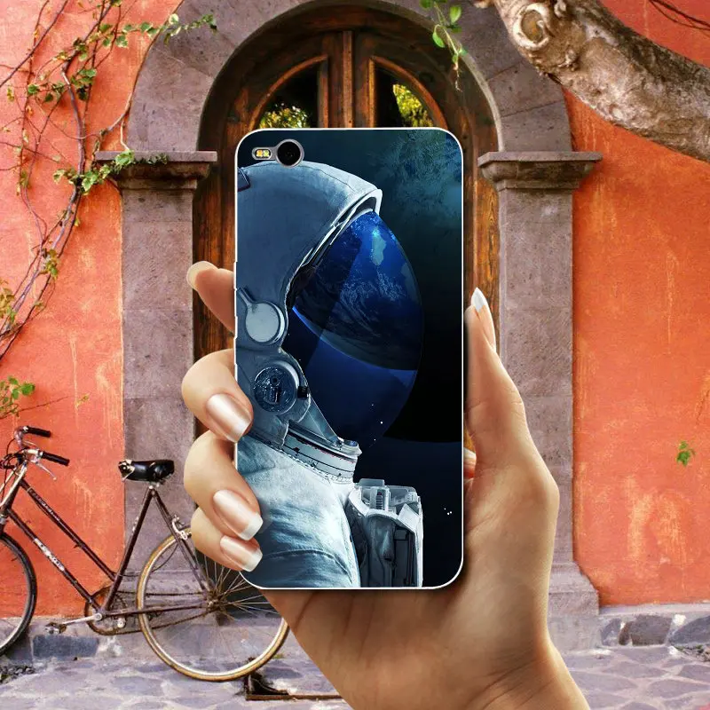 Soft Phone Case TPU Silicon for HTC Desire 530 630 626 628 816 820 One A9 E9 M7 M8 M9 M10 Plus U11 Bags Sci Fi Astronaut | Мобильные