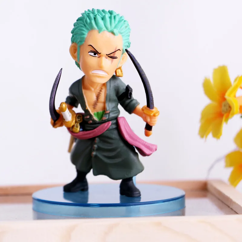6 шт./aet аниме одна штука ПВХ Фигурка Обезьяна D Luffy Dressrosa Senor розовый Doflamingo Sanji Zoro