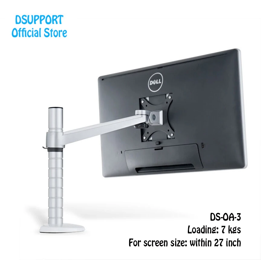 

Free Shipping Dsupport OA-3 Height Adjustable LCD LED Monitor Holder Arm Bracket 360 Degree Rotatable Computer Monitor Stand
