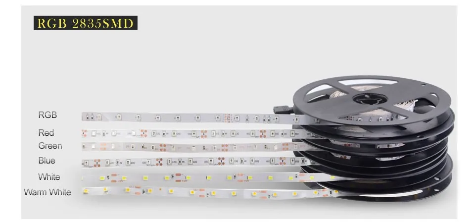 Светодиодная лента RGB 5050, 5630, 2835, не водонепроницаемая, 5 м, 60 светодиодов/м, Светодиодная лента, светильник, DC 12 В, Fita, Светодиодная лента, полоса, неоновая, Bombillas, светодиодная лампа