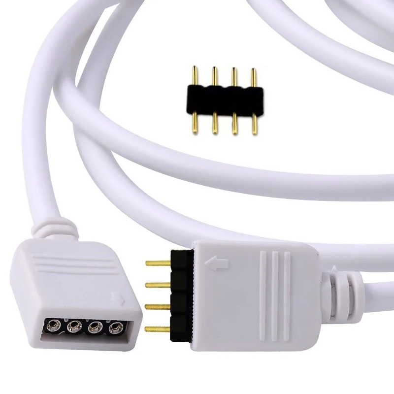 Горячие 4 Pin 1 м ленты расширения RGB LED кабель светодиодные полосы света разъем LFD |