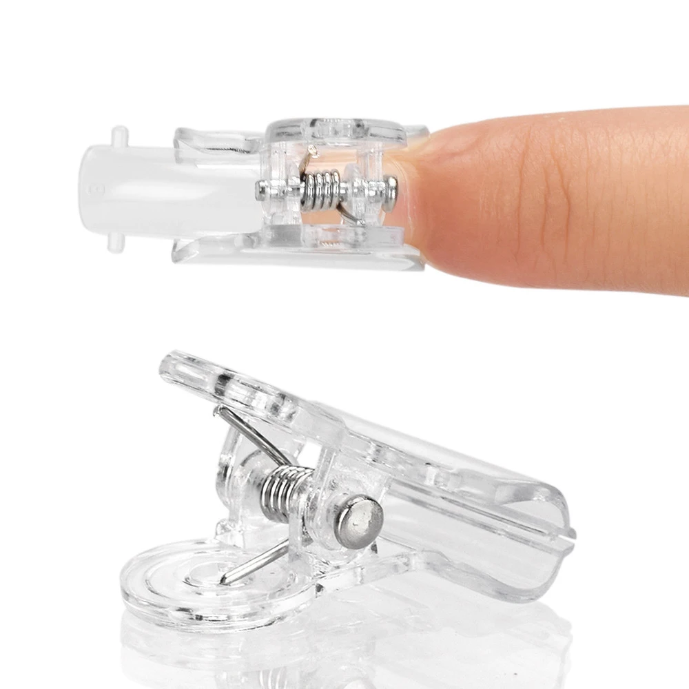 20 шт. пластиковые фиксаторы для ногтей Профессиональная форма инструменты