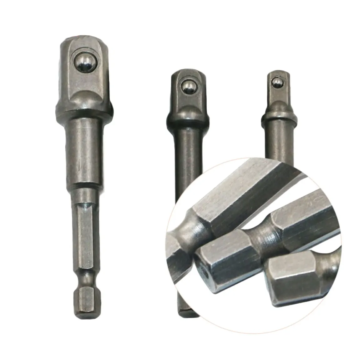 3 шт./компл. 1/4 &quot3/8&quot 1/2 &quotШестигранная дрель с разъемом для отвертки адаптер