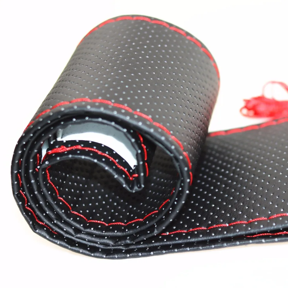 Чехол рулевого колеса автомобиля из натуральной кожи для BMW e46 e39 e60 e90 e36 Mini cooper Audi a4