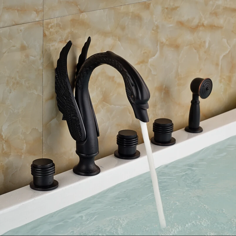 5 шт. латунный Смеситель для ванны с тремя ручками|tap extensions|tap dancebathtub tap |